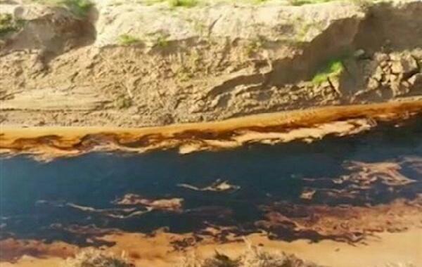 ناکارامدی مسوولان نفتی فاجعه ای دیگر رقم زد/چرا نفت به رودخانه گناوه رسید؟