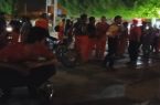 تجمع شب گذشته کارگران شهرداری بوشهر در اعتراض به حقوق دریافتی