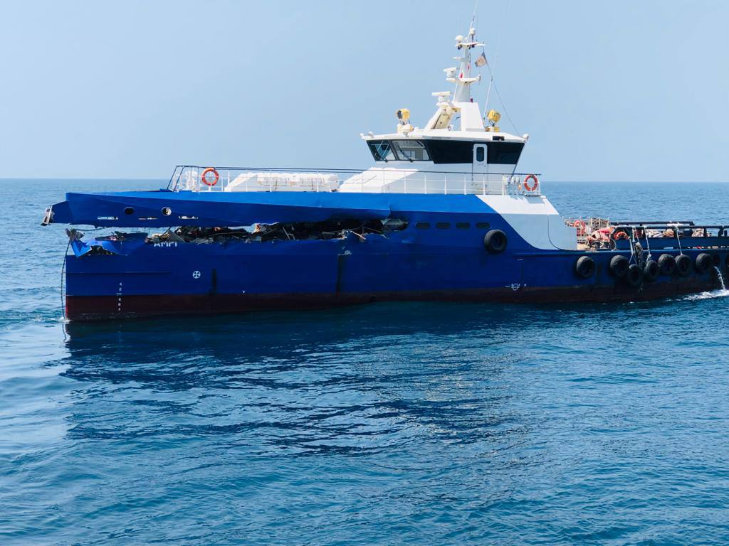 برخورد یک کشتی با سکوی ۱۲b پارس جنوبی | ساعت ۱۴ امروز چهارشنبه