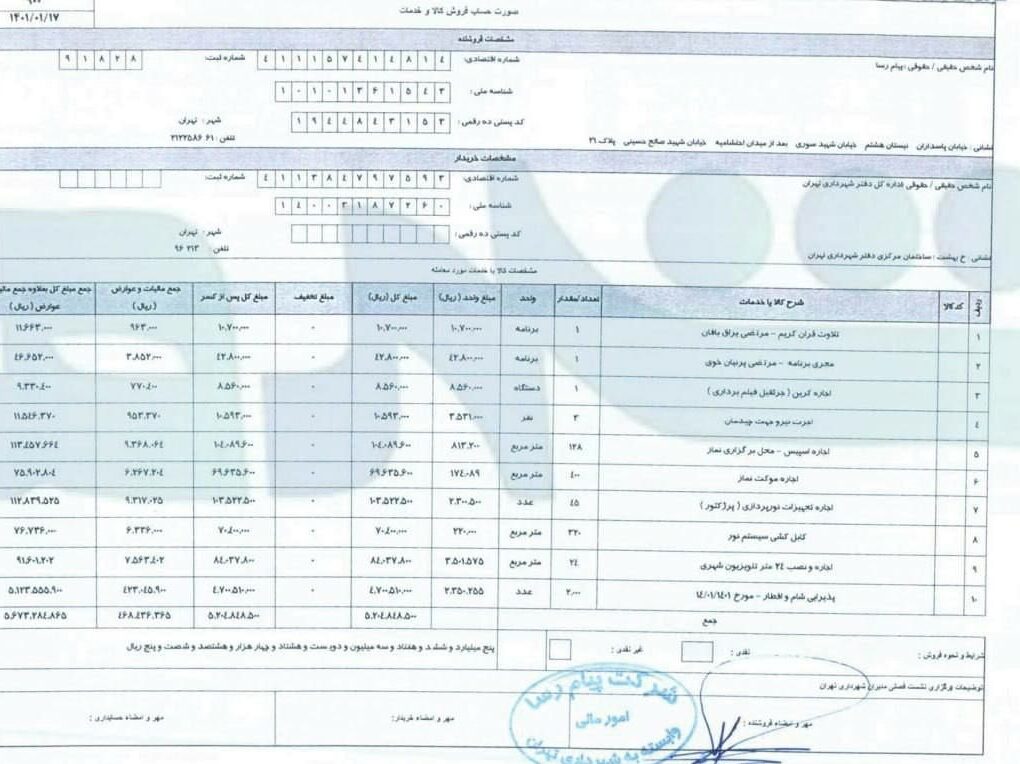 افطاری ۶۰۰ میلیونی در شهرداری تهران!