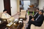 آیت الله سید هاشم حسینی‌بوشهری در دیدار مدیرعامل شرکت پایانه‌های نفتی ایران: برخی از مطالبات مردم جزیره خارگ همچنان بر روی زمین مانده که وزارت نفت باید برای رفع آن اهتمام جدی بورزد