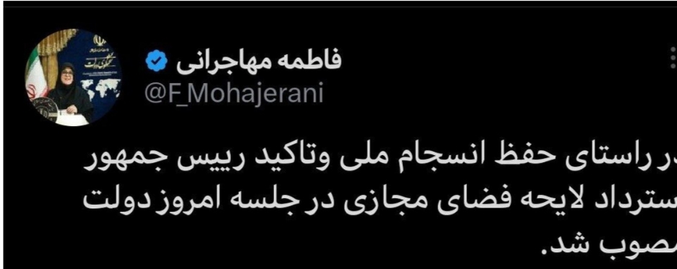 دولت استرداد لایحه فضای مجازی را تصویب کرد