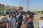 موکبن صنعتی بوشهر ایستگاه آرامش زائران تشییع پیکر رهبر شهید شد